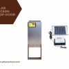 solar chicken coop door: standard door