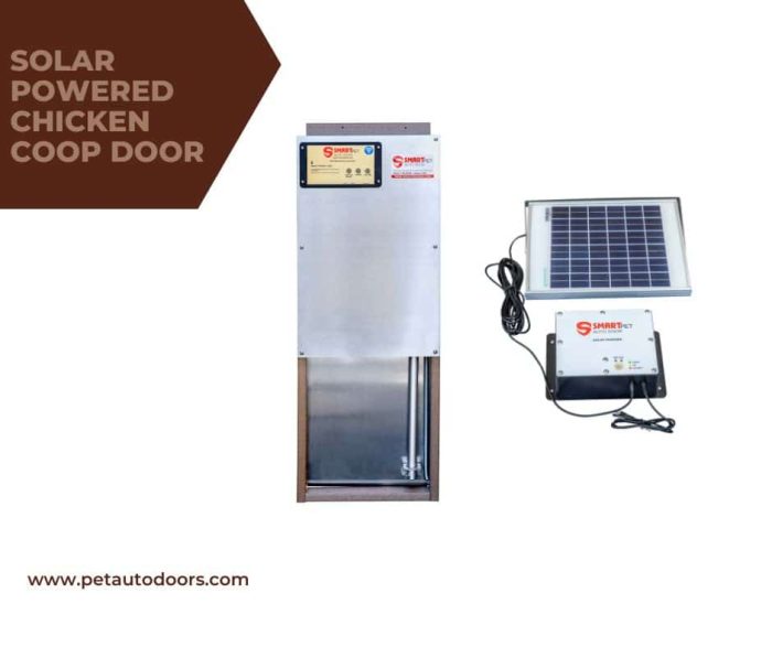 solar powered chicken coop doors: wifi bluetooth 01